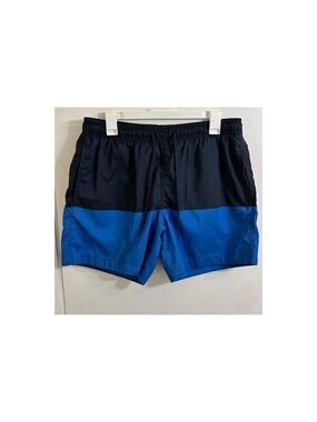 Men's H&M Color Block Swim Shorts Medium Navy/Blue